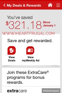 How I saved over $320 at CVS!