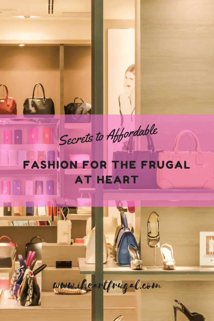 Secrets to saving on fashionable clothing and building your closet to save you money.