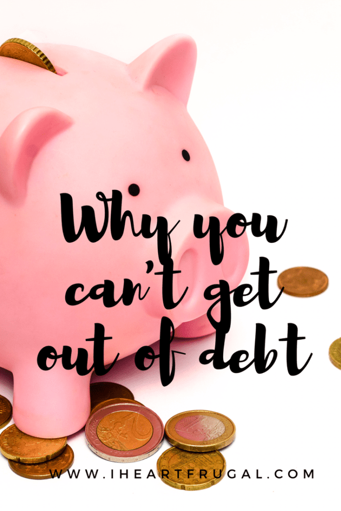 Are you drowning in debt? Find out why and what you can do about it.