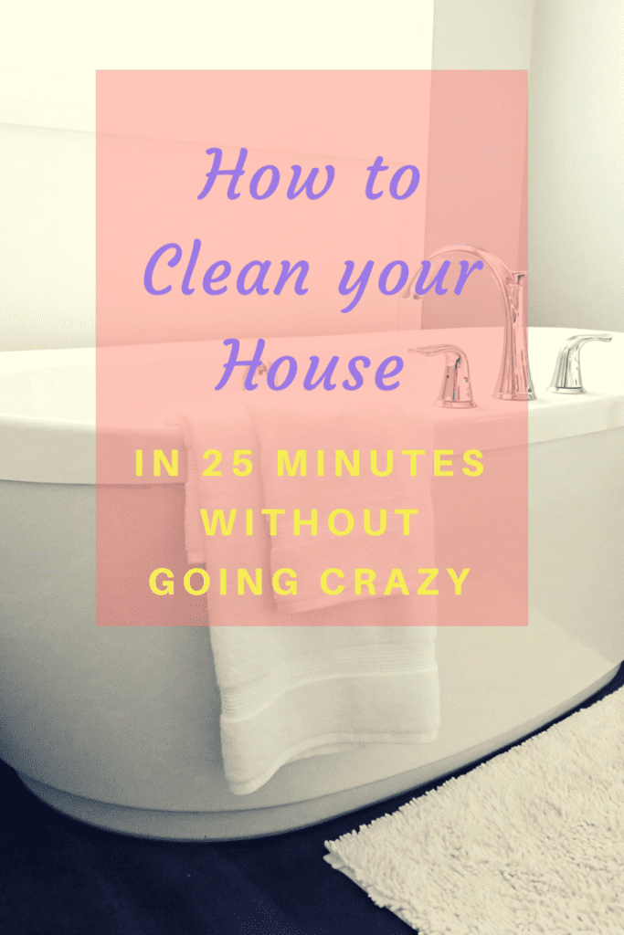 Clean your House in 25 Minutes