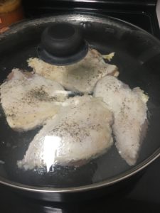 Cook Chicken for your Pasta Cucumber Salad