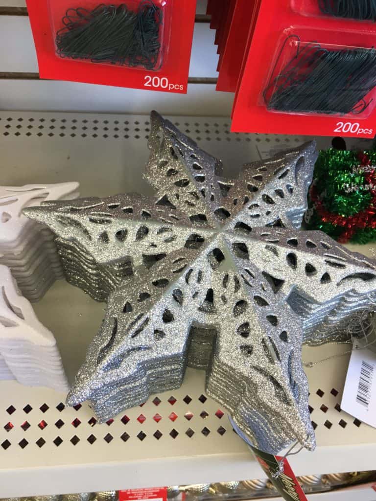 Dollar Store Christmas Decorating Ideas- Stars