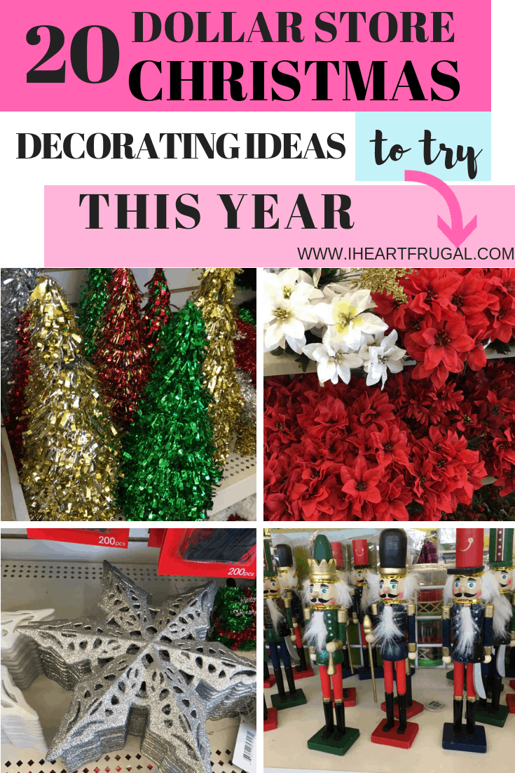 20 Dollar Store Christmas Decorating Ideas - I Heart Frugal