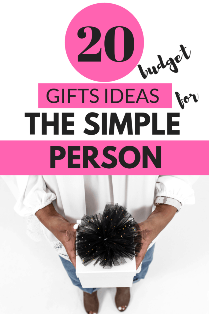 Simple Gift Ideas for the Minimalist Person #giftideas #giftguide #clutterfreegifts
