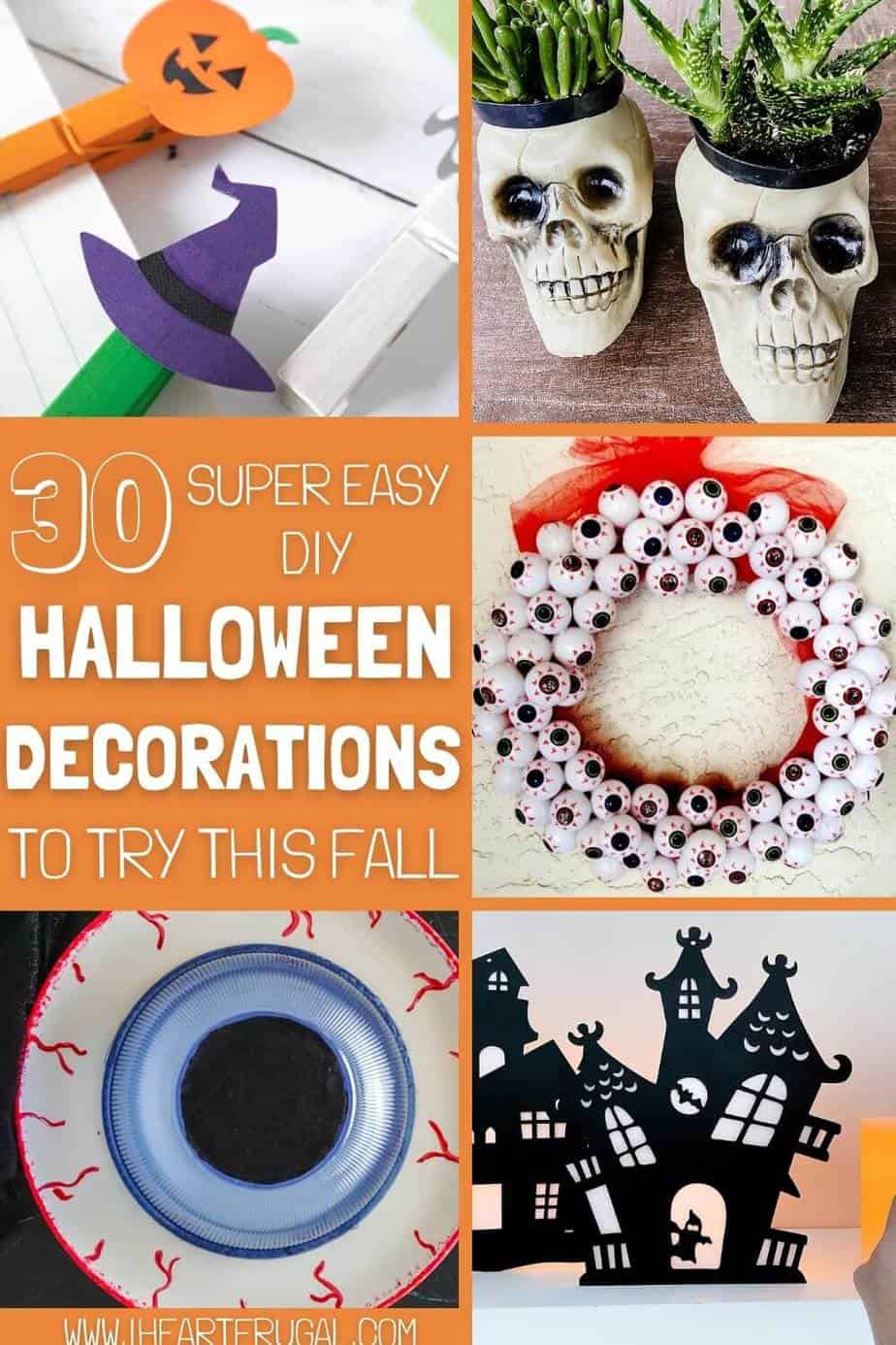 30 Dollar Store DIY Halloween Decoration Ideas - I Heart Frugal